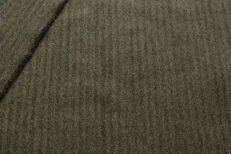 J ウール カシミア ラメヘリンボーン ダークブラウン