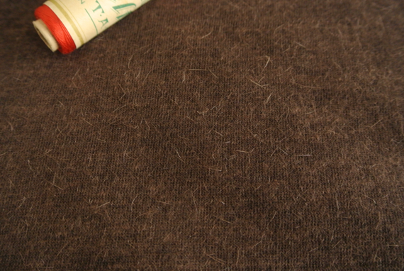 IWウールアンゴラニット1608 茶