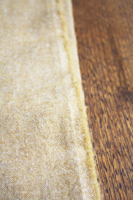 リネンウール ジンジャーイエロー