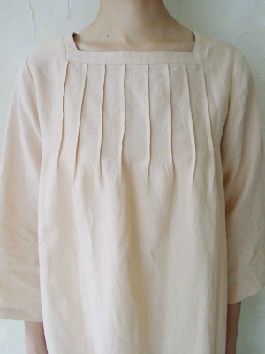 Pattern/No.43 Square neck dress/No.43 スクエアネックのアンティーク風ドレス