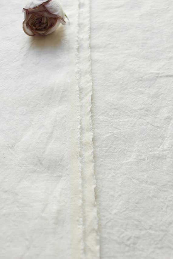 one washed linen　Kelly ワンウォッシュ　リネン ケリー　ホワイト