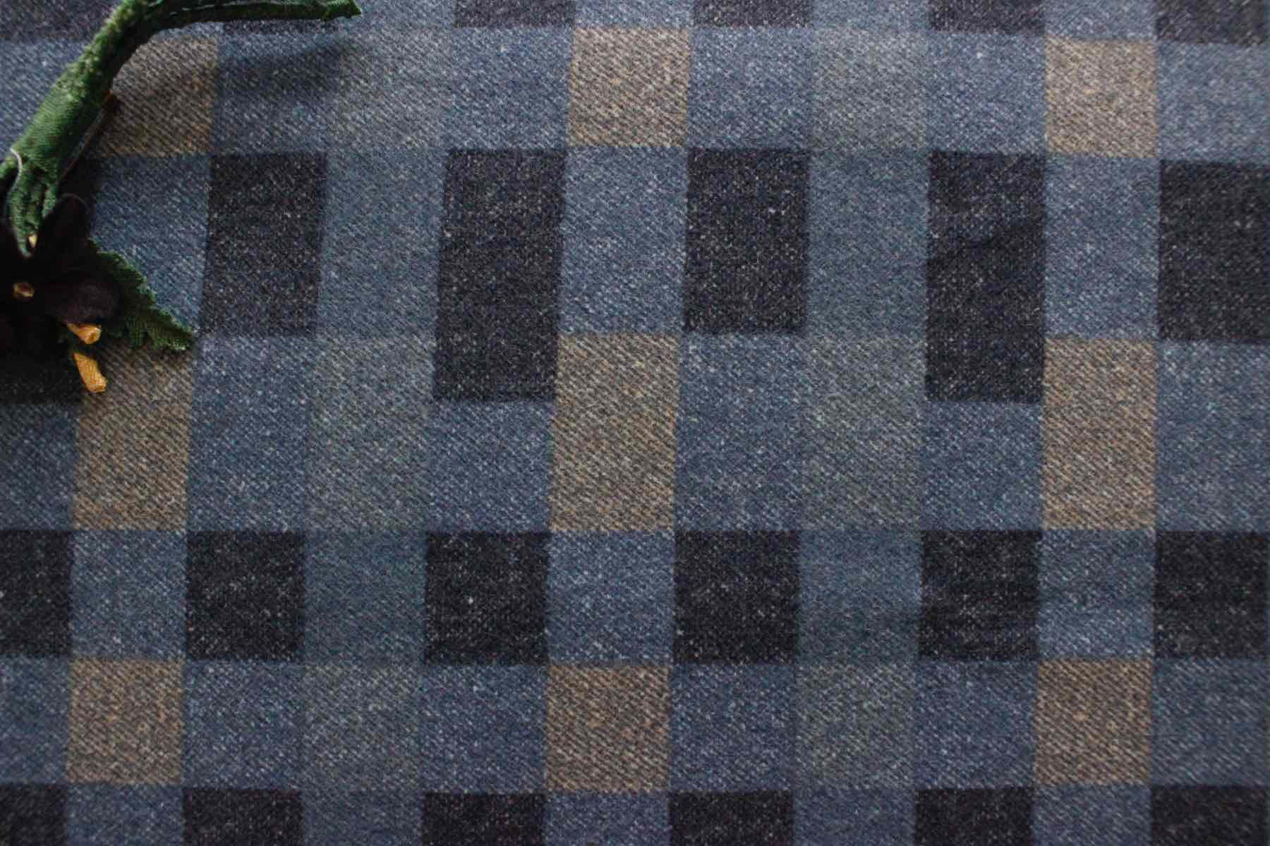 Jpi 青い湖のフランネル 変形ギンガムチェック<br />ネイビ-ブロックス