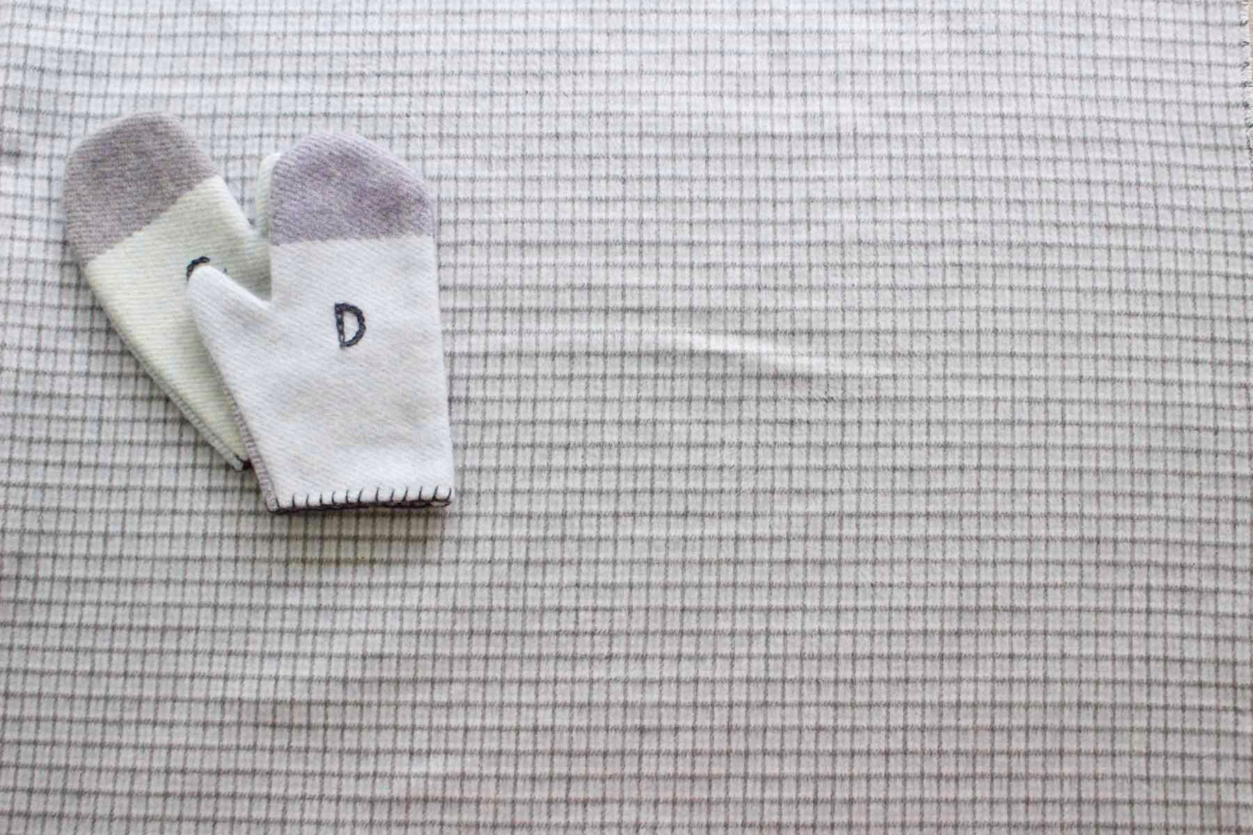 Jwウールビーバースモールチェックダブルフェイス2309<br />水色