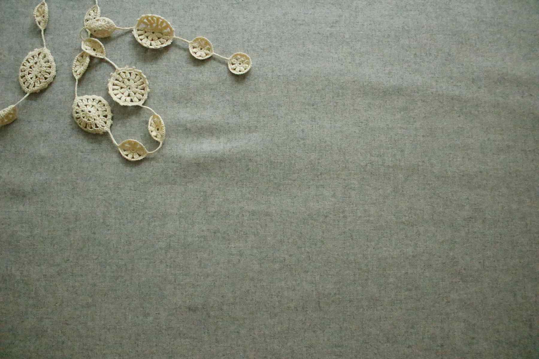 IW ウールツイードコレット <br />シルバ-グレ-