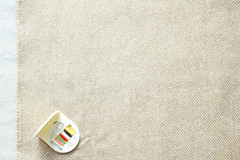 J ウール ヘリンボーン30mm プレッツェル<br />−