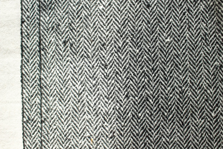 Jwウールヘリンボーン50-15  <br />黒