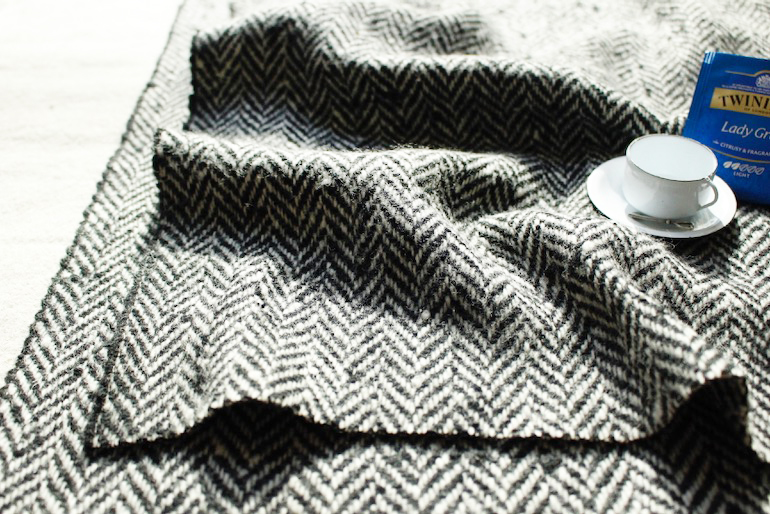 Jwウールヘリンボーン50-15  <br />黒