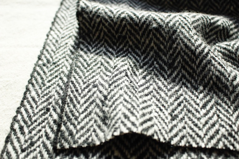 Jwウールヘリンボーン50-15  <br />黒