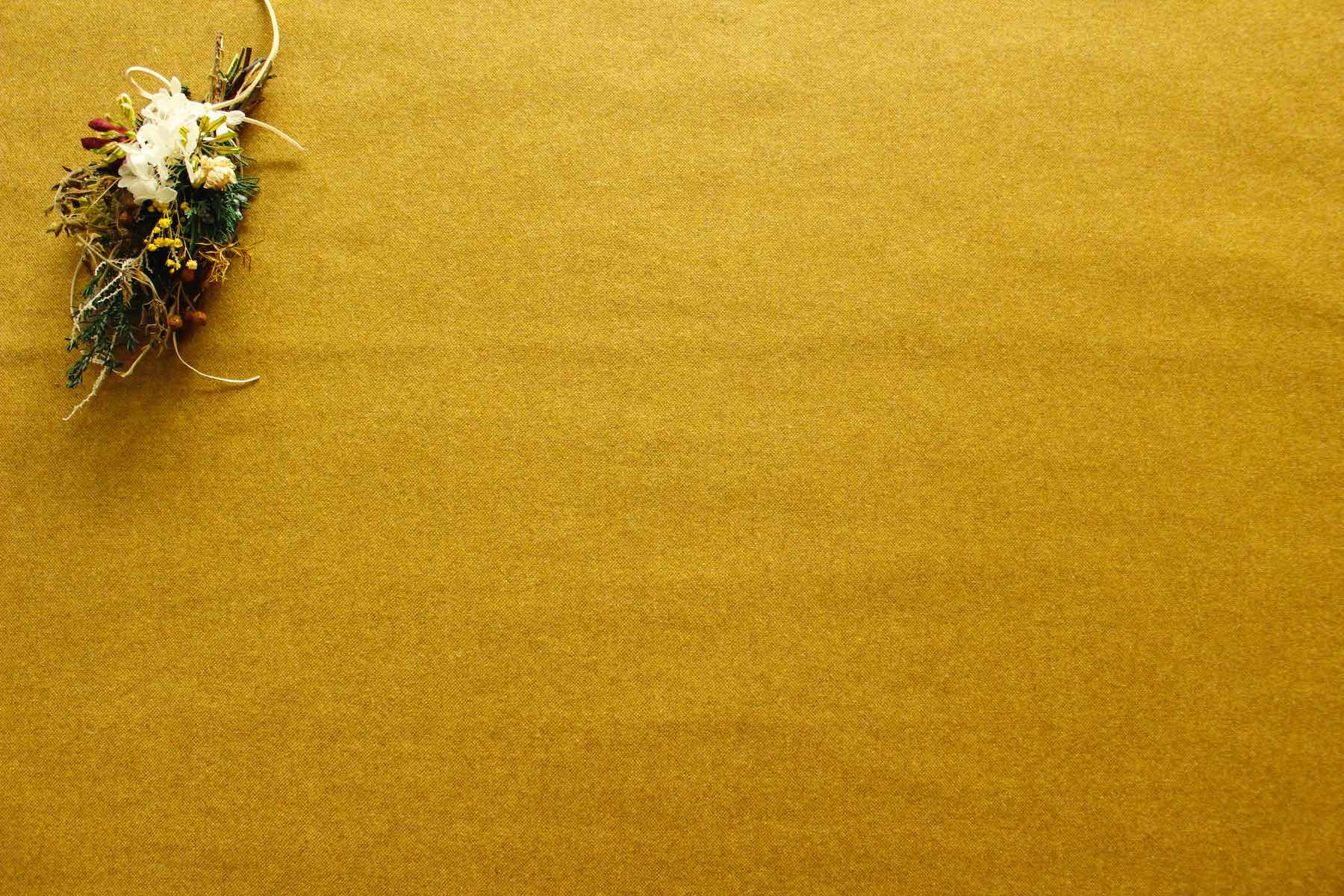 IW ウールツイードコレット <br />イエロ-