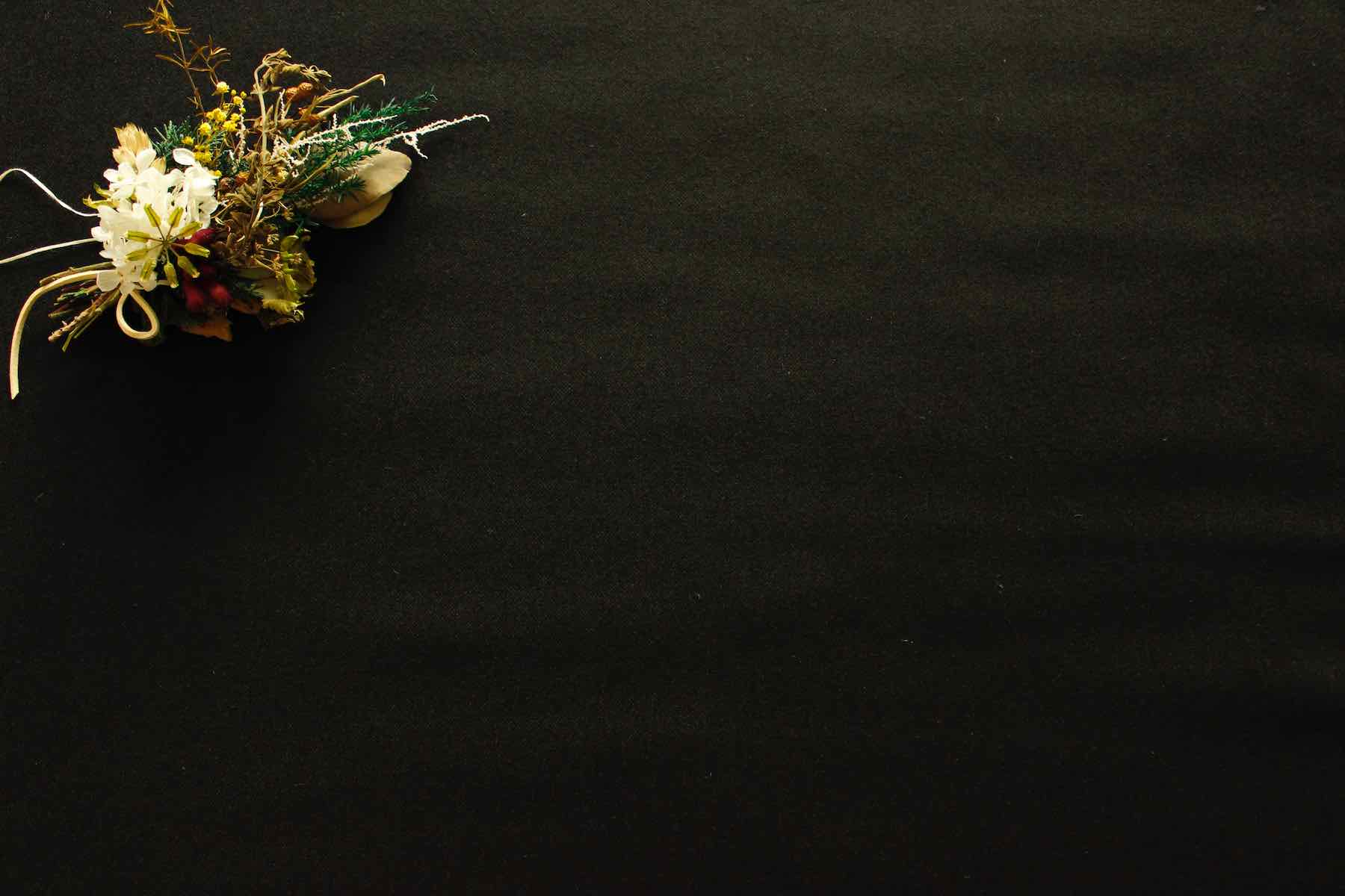 IW ウールツイードコレット <br />ブラック