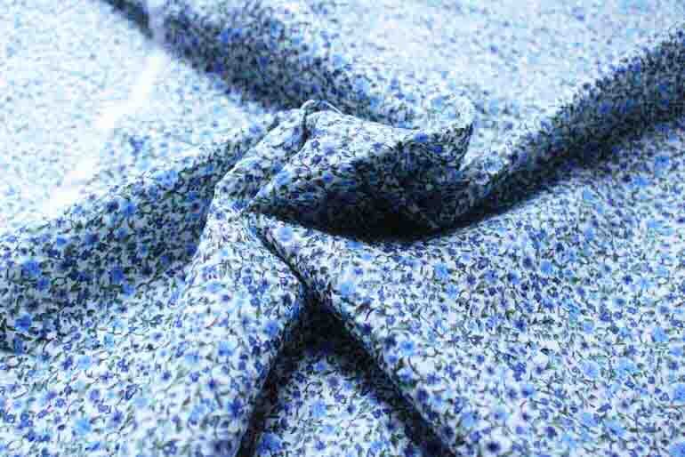 Jc80ローンリップル タイニーフラワー<br />青