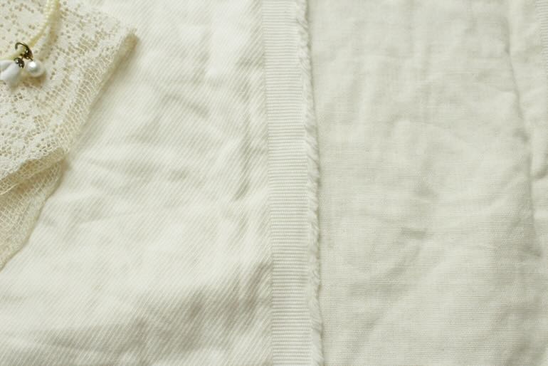 JCコットンフランス綾織WF アンリ<br />生成り