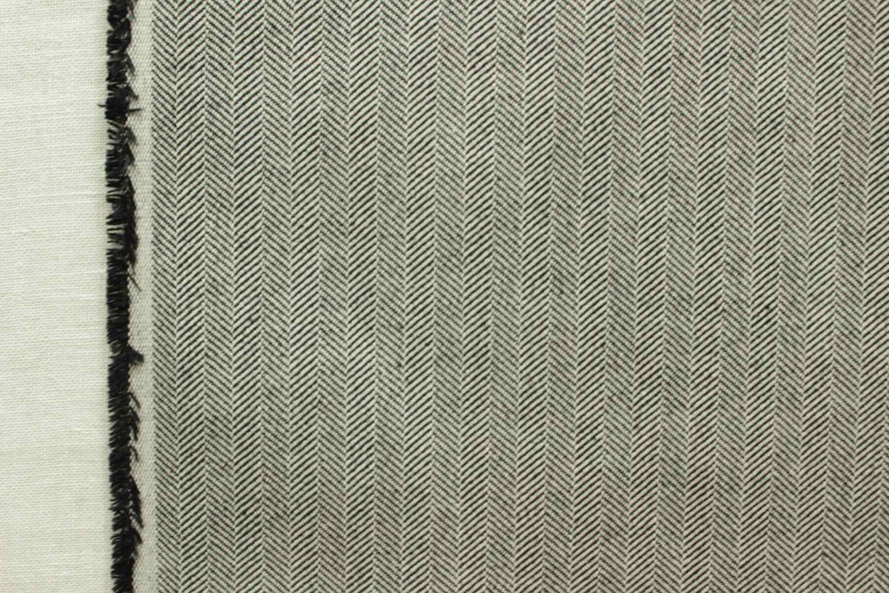 JC30双糸インディゴヘリンボーン<br />ライトBe× IB