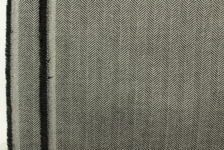 JC30双糸インディゴヘリンボーン<br />ダ-クBe × IB