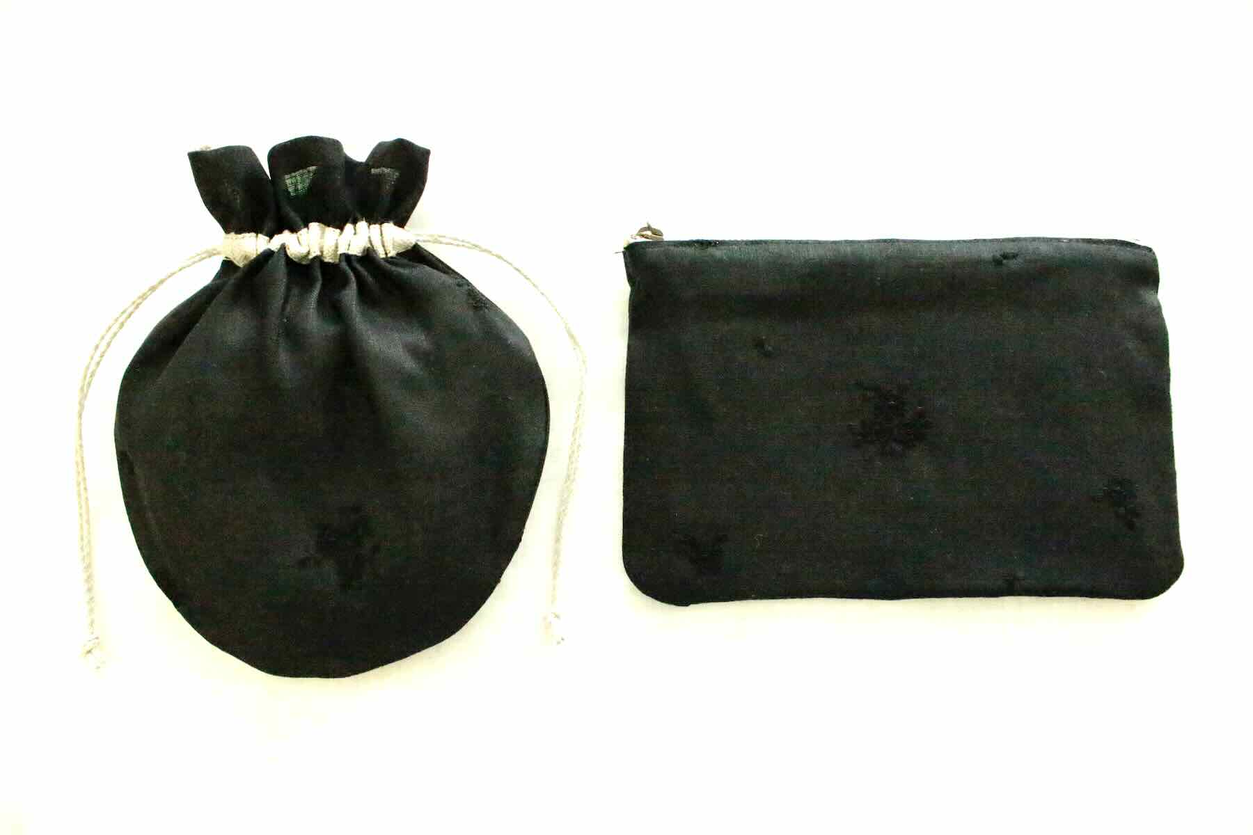 ポーチ巾着セット<br />ノエルブ-ケ黒