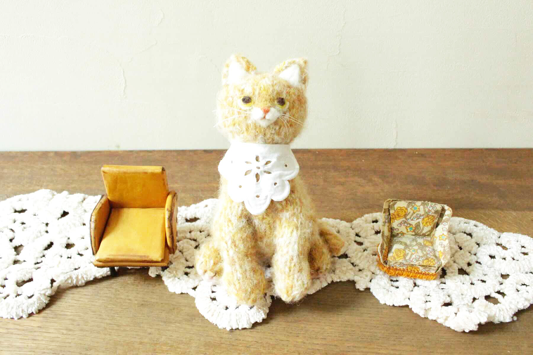 Keitoya pompomwool 展 2024<br />K-1ねこのあみぐるみ