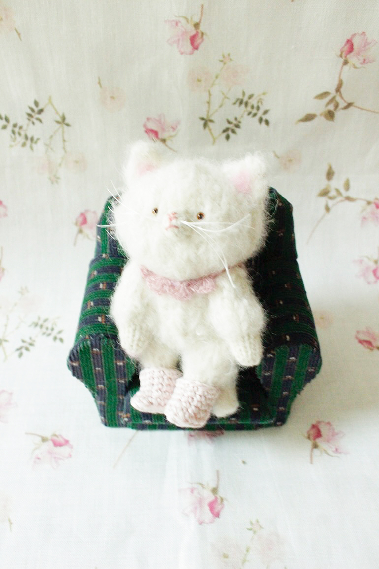 Keitoya pompomwool 展 2024<br />K-5ねこのあみぐるみ