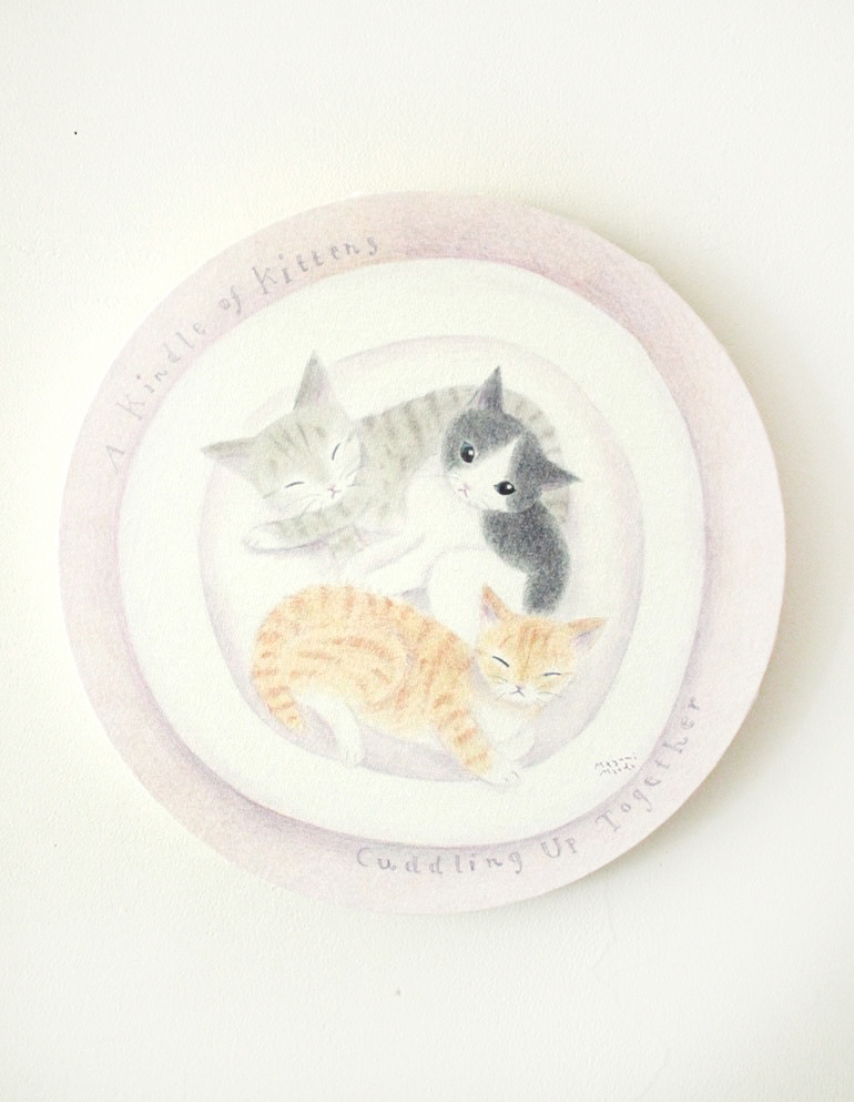 丸キャンバスMayumi Maeda<br />Kittens