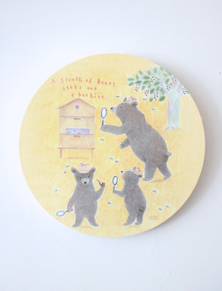 丸キャンバスMayumi Maeda<br />Bears