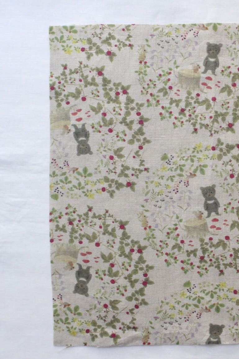 リネンプリントカットクロス