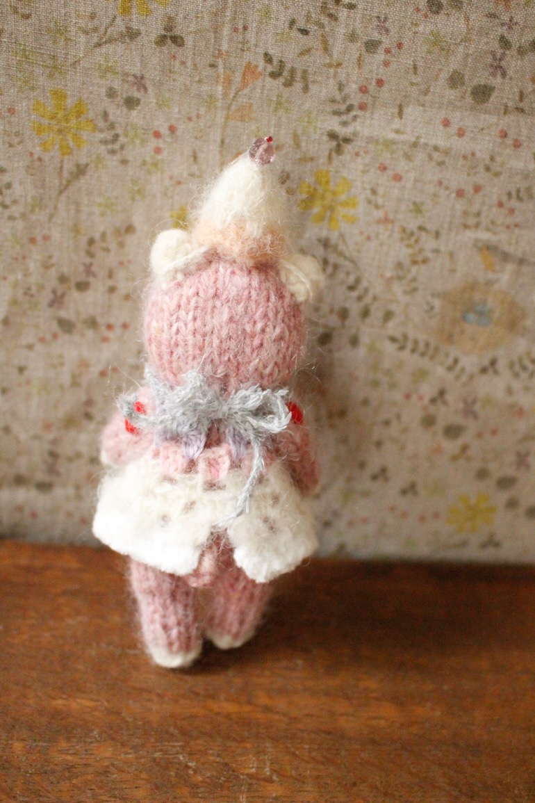 Keitoya pompomwool 展 2026<br />K-8くまのあみぐるみ(ピンク)