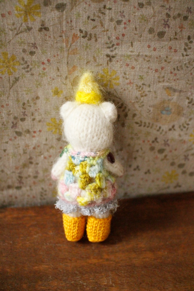 Keitoya pompomwool 展 2026<br />K-9くまのあみぐるみ(白)