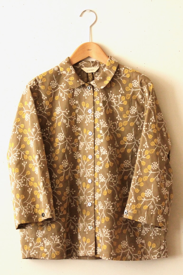 製品No.135丸衿ブラウス 7分袖