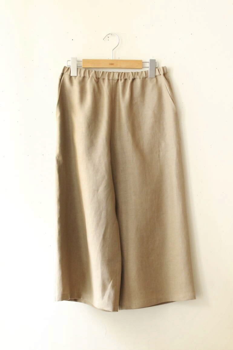 PD  No.125ポケット付き七分丈パンツ<br />アンソレイエカ-キベ-ジュ