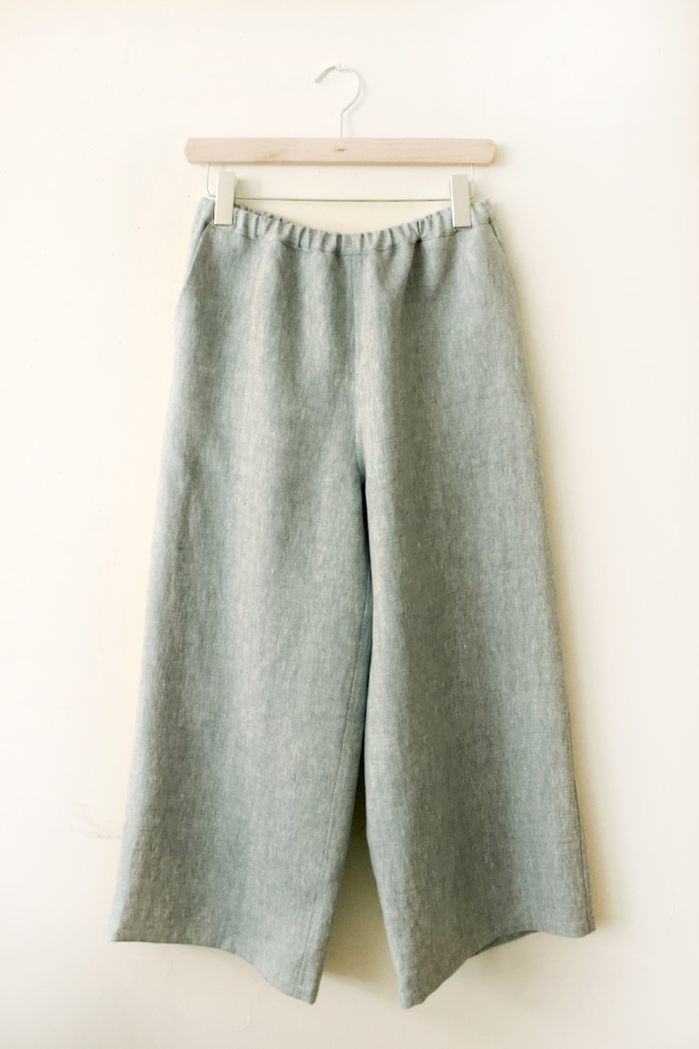 PDNo.128ポケット付きロングパンツ<br />アンソレイエhbブル-ブル-エ-L