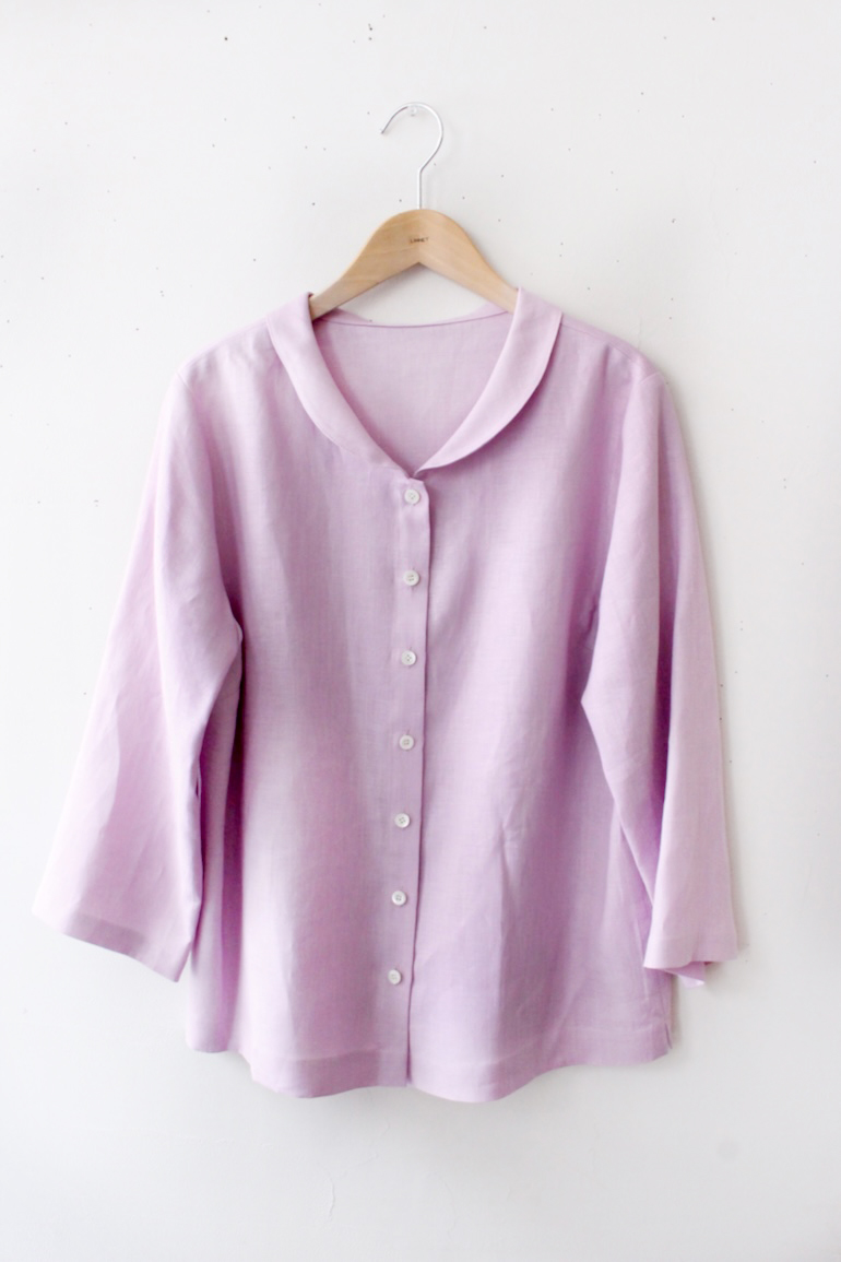 PDNo139へちま衿ブラウス前開き<br />fabリラ