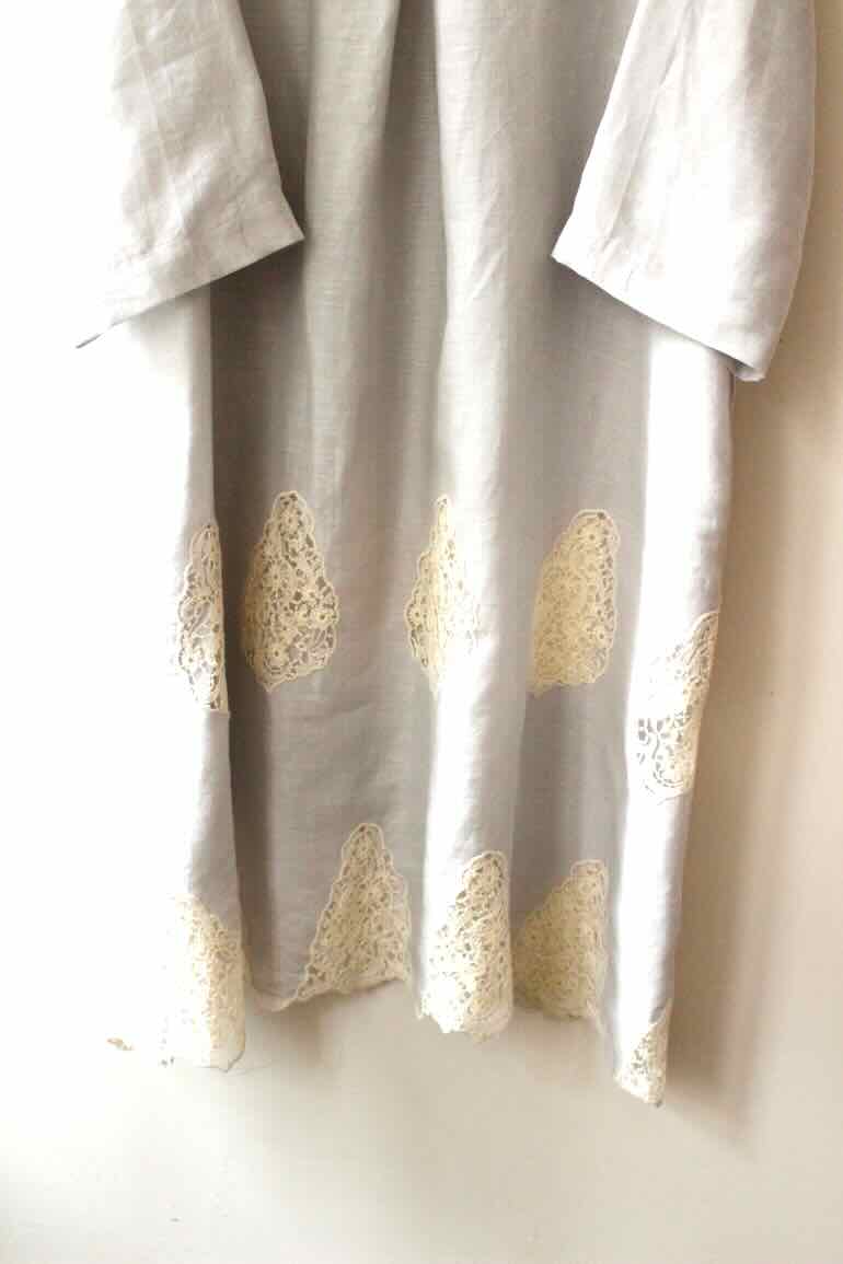PDNo140セーラーカラーのドレス<br />F刺繍　エルザ