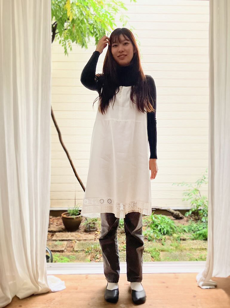 No.146裾レースのキャミソール型紙