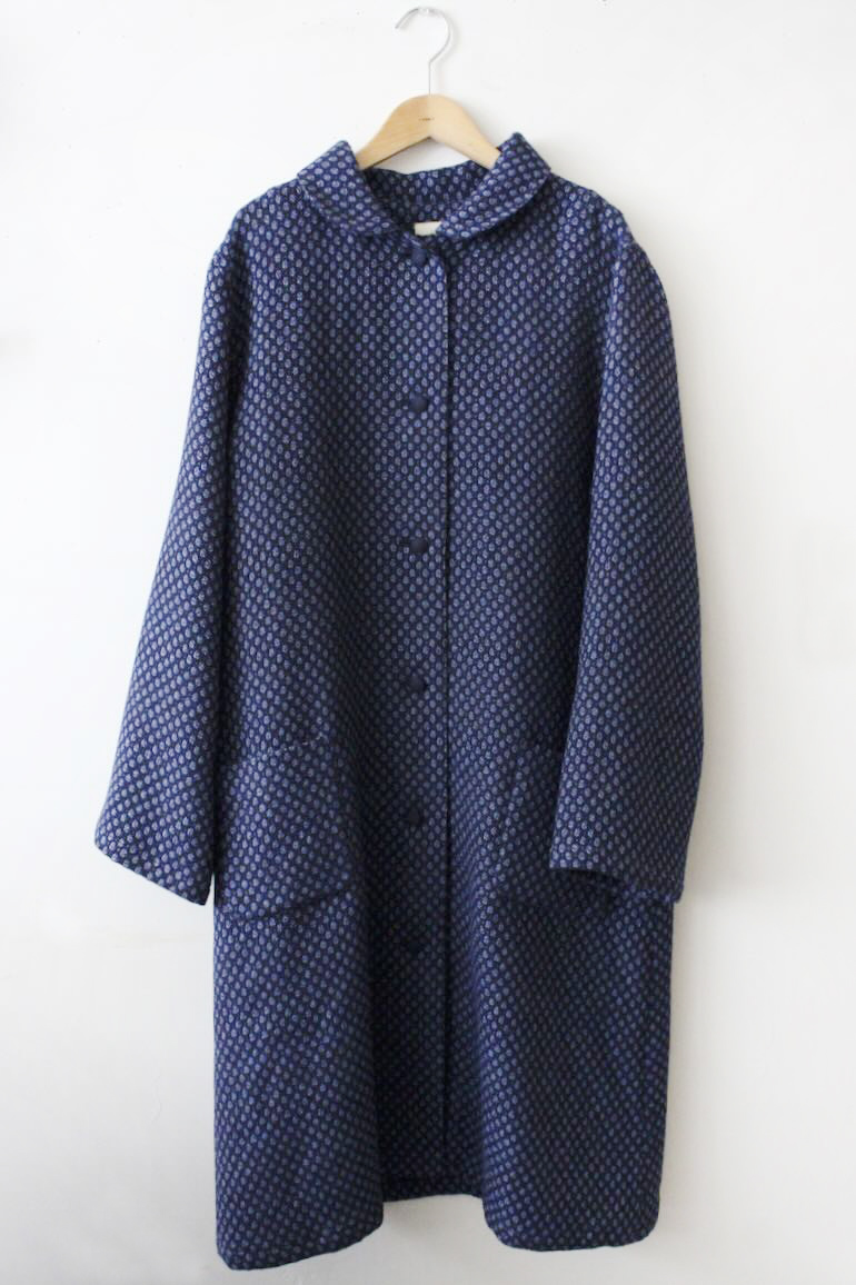 PD No.36スプリングコート-L<br />バ-ズアイC4ダ-クネイビ-