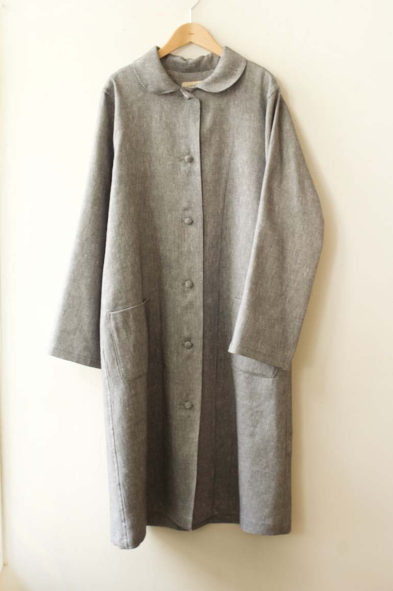 PD No.36コート　  リネンウール<br />LWOXグレ-