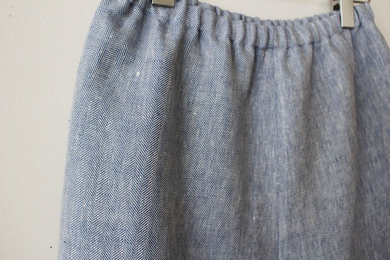 No.47 7分丈パンツ<br />アンソレイエHBブル-ブル-エ