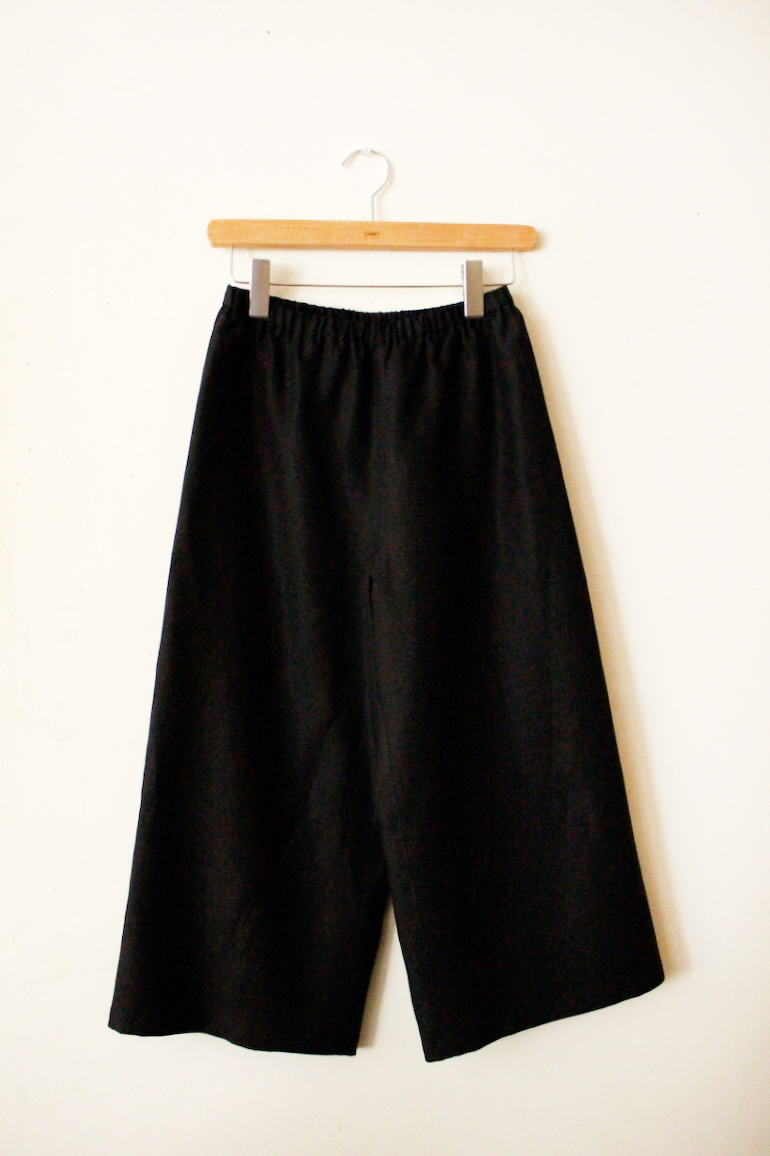 No.47 7分丈パンツML<br />クラシックブラック