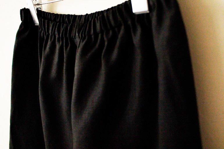 No.47 7分丈パンツ<br />クラシックブラック