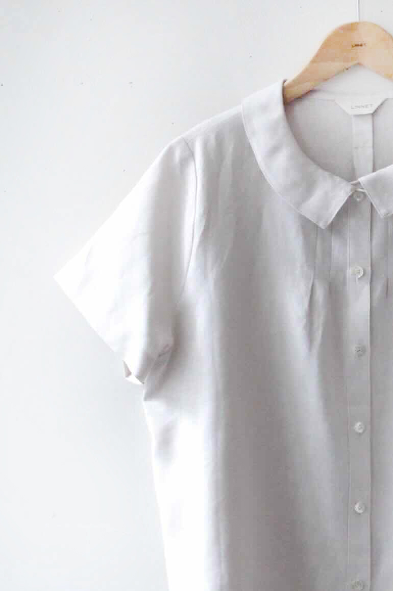 PDNo.94　小さなタックブラウス 半袖<br />Fab　サヴォン