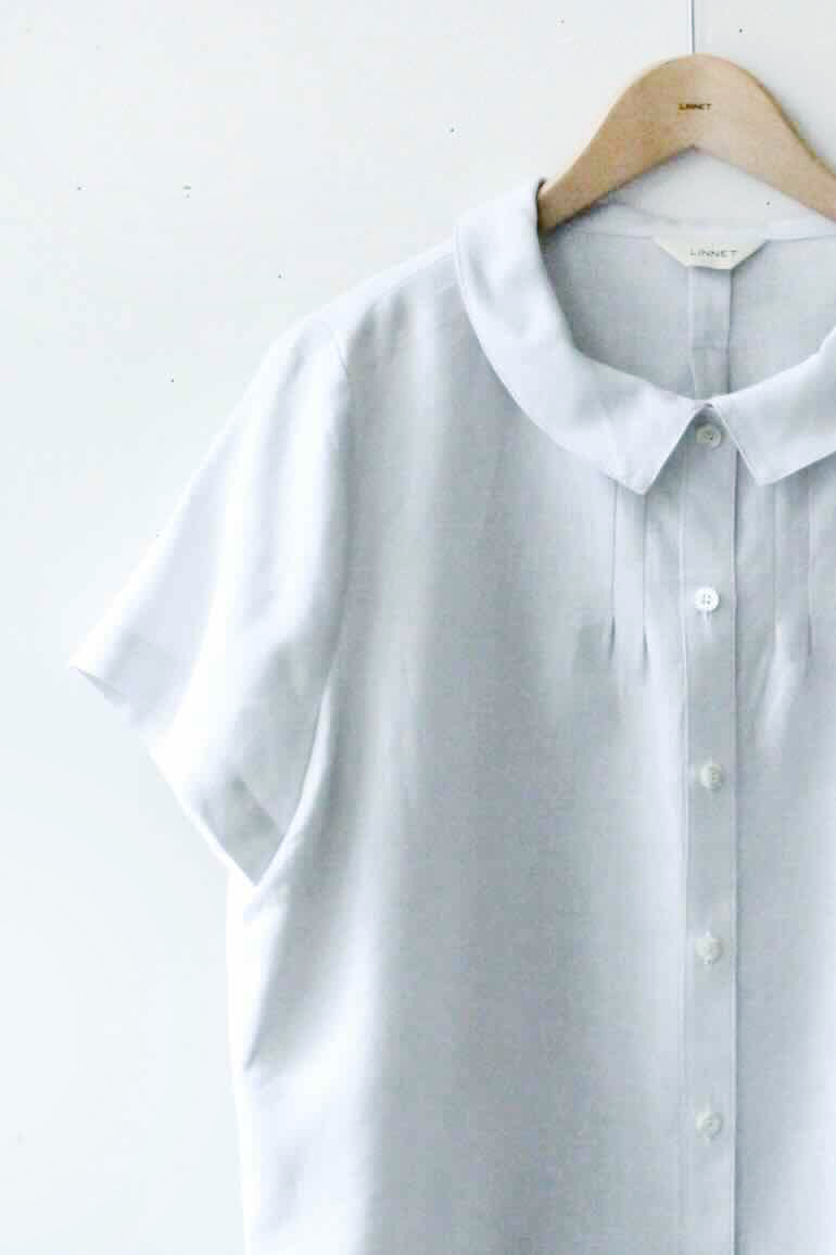 PDNo.94　小さなタックブラウス 半袖<br />Fab ルピナス