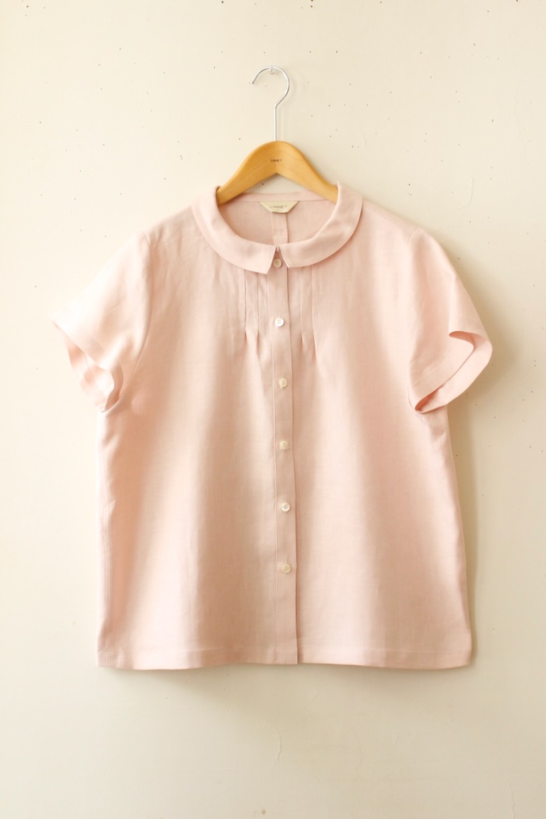 PDNo.94　小さなタックブラウス 半袖<br />Fab イングリッシュR