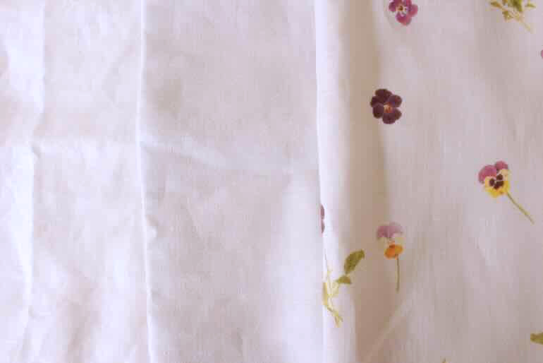 LINNET リネンプリント　ヴィオラ<br />ルピナス