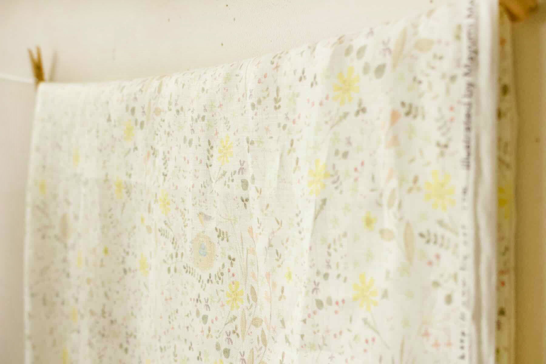 LINNET リネンプリント　コマドリ<br />Ow