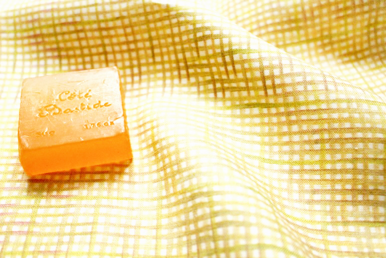 LINNET　リネンプリント　水彩ギンガム<br />ジョ-ヌ ミモザ