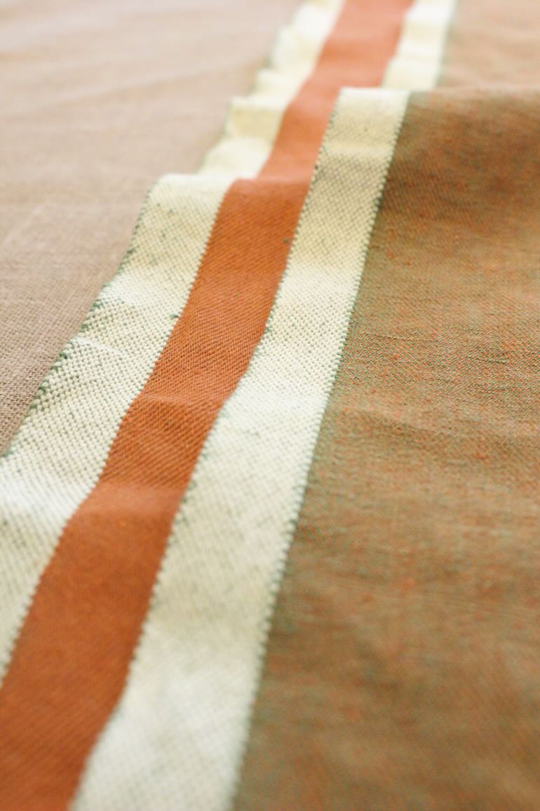 リネンダブルフェイス綾織<br />オレンジ