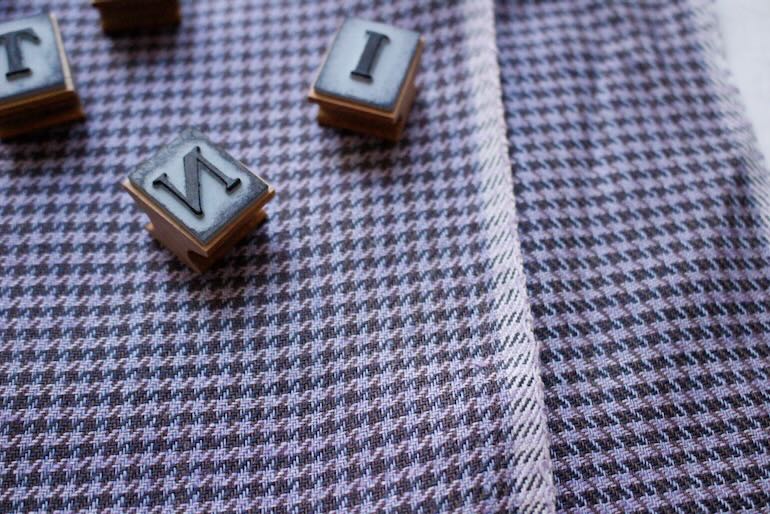 ヘンプ　ハウンドツース<br />ビオレット