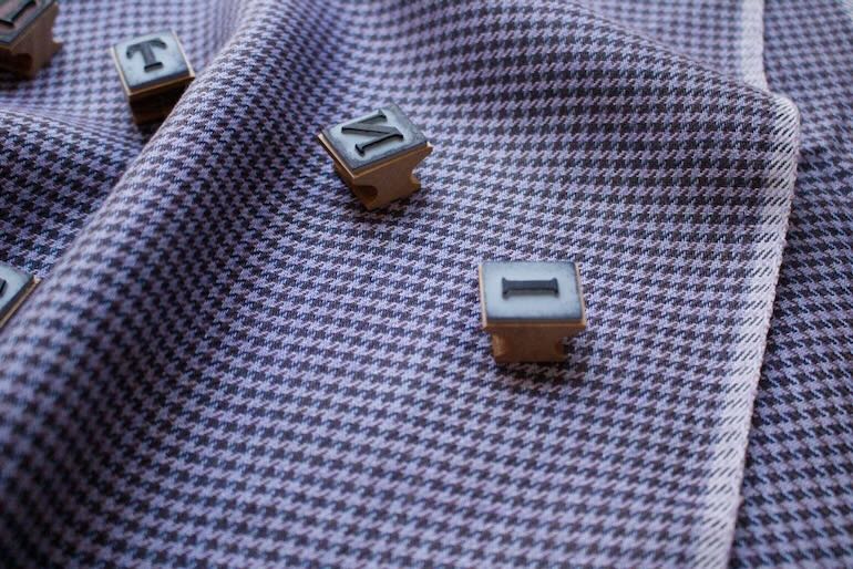 ヘンプ　ハウンドツース<br />ビオレット