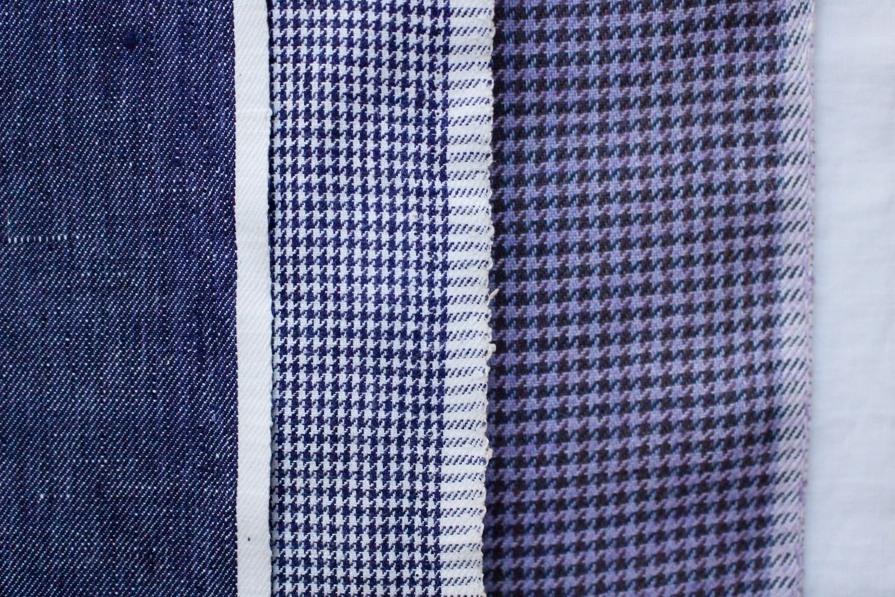 ヘンプ　ハウンドツース<br />ビオレット