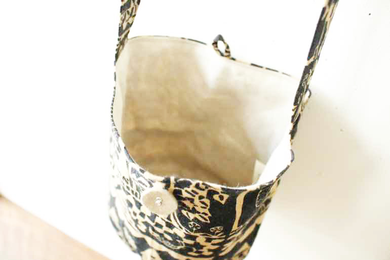 No.108 丸底ポシェットセット<br />水辺のもてなし黒