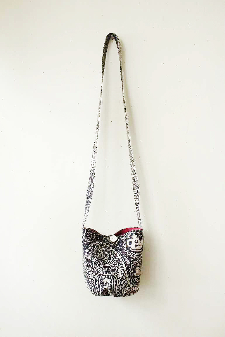 No.108 丸底ポシェットセット<br />ハ-ブティ- フラックスBK