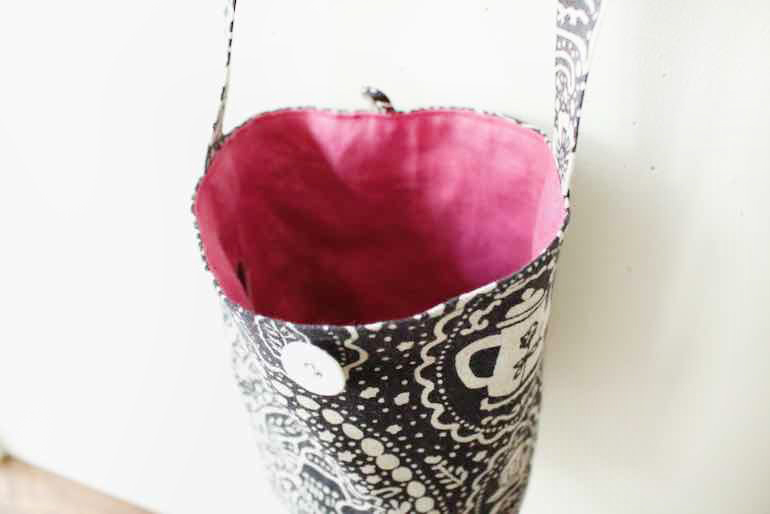 No.108 丸底ポシェットセット<br />ハ-ブティ- フラックスBK